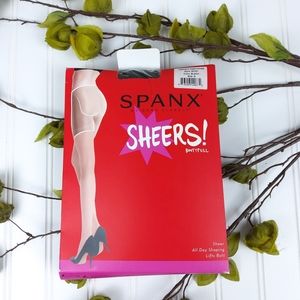 Spanx Sheers Bootyfull Shaping Pantyhose Black